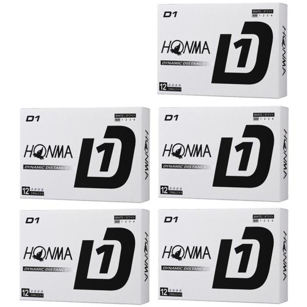 HONMA GOLF（本間ゴルフ） HONMA ボール 2024年モデル D1 5ダース