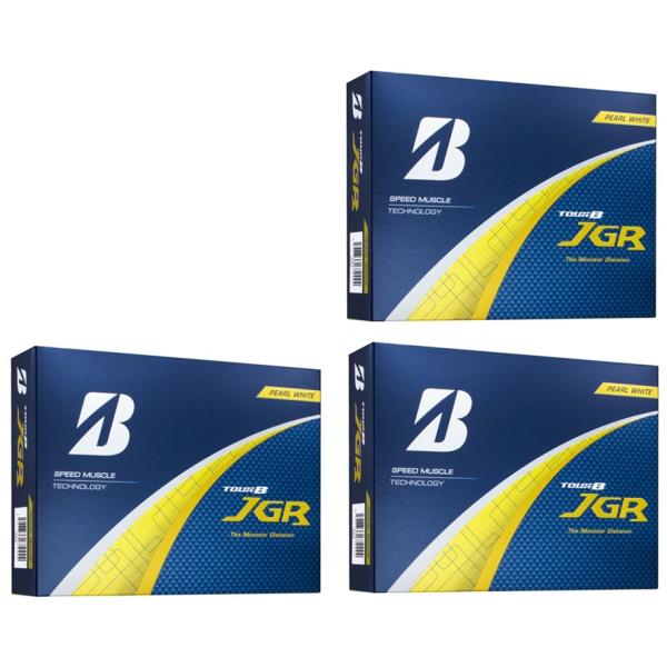 ブリヂストン TOUR B JGR ホワイト ゴルフボール 2025年 3ダース BRIDGESTONE GOLF ブリヂストンゴルフ パールホワイト/3ダース