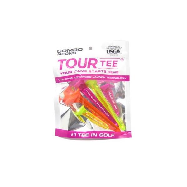 新品 TOUR TEE ツアーティー T-490 5本入り ネオンピンク LITE ツアーティー コンボ Tour Tee Combo T-490 ネオンピンク 5