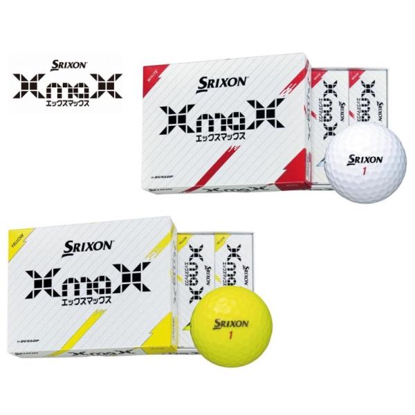 Srixon X-MAX ホワイトゴルフボール 2ダースセット SRIXON 2ダースセット スリクソン ゴルフ XmaX ゴルフボール 2