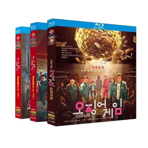 韓国ドラマ 「イカゲーム シーズン1+2+3」 Blu-ray BOX音声：日本語 韓国語字幕：日本語字幕（多国字幕切り替え）ディスク枚数:6枚組出演：イ・ジョンジェ（ギフンウィ・ハジュン（ファン・ジュノイ・ビョンホン（“フロントマン”チョ...
