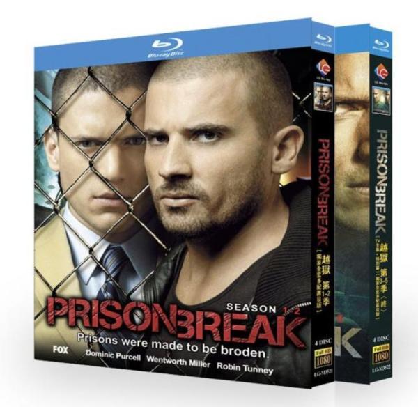 海外ドラマ プリズン・ブレイク シーズン1+2+3+4+5 Blu-ray BOX 日本語字幕 日本語吹き替え版 完全版