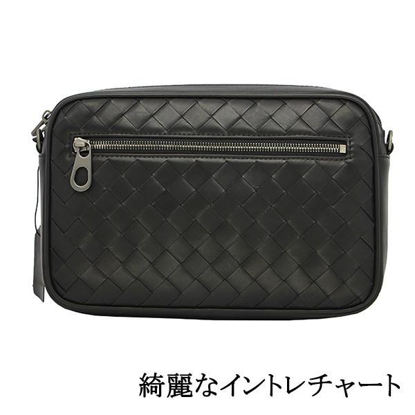 本革 牛革 大きなイントレチャート 本革 メンズ クラッチバッグ