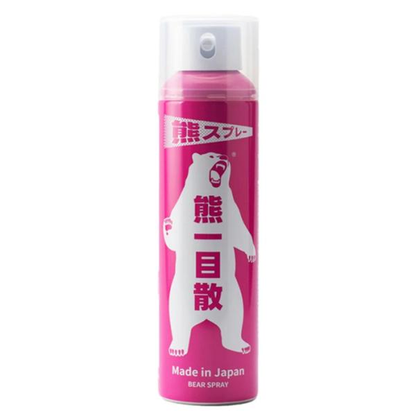 熊一目散 熊スプレー 280ml 【ホルダーなし】 クマスプレー 熊対策 ヒグマ ツキノワグマ イノシシ 登山 山菜採り 日本製