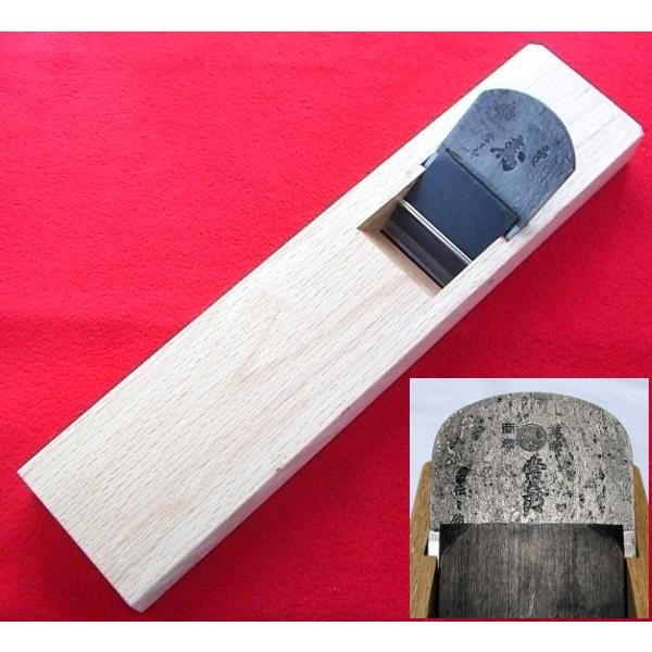 常三郎 紋常三郎 70mm スリ台 左利き用鉋 1尺3寸台 青紙1号鍛造古鋼 