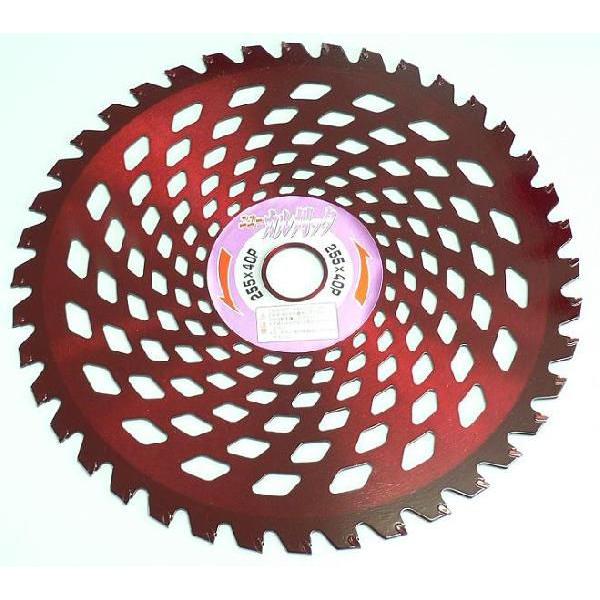 草刈 刈払機用チップソー ニューカル刈ッタ 完全埋込型 255mm×40P