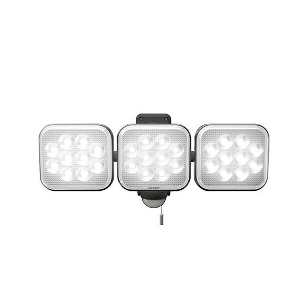 ライテックス LED-AC3042 14W×3灯 フリーアーム式 LEDセンサーライト 