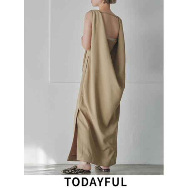 ワンピース todayful Back Drape Dress 36 セール】バックドレープドレス（ワンピース）｜TODAYFUL