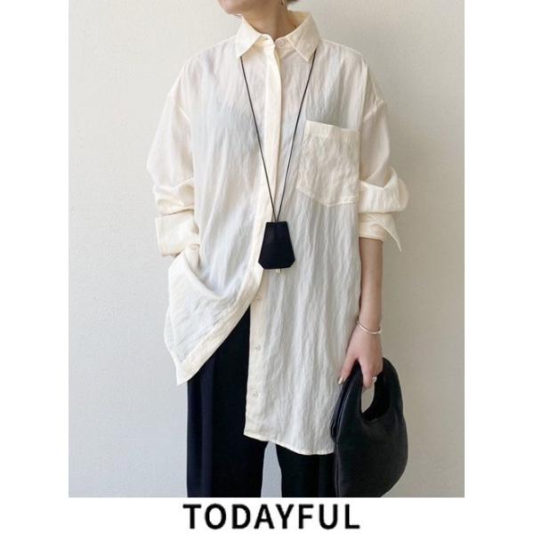 トップス Sliky Pocket Shirts todayful TODAYFUL / トゥデイフル Silky Pocket Shirts 24春夏2 12310426