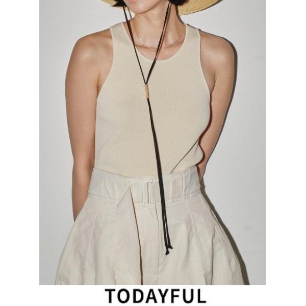 TODAYFUL / トゥデイフル Highgauge Knit Tanktop 24春夏