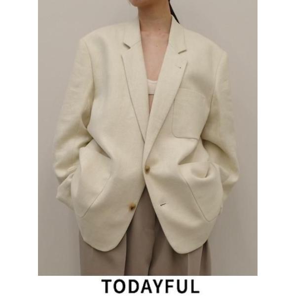 TODAYFUL トゥデイフル Boyfriend Linen Jacket☆ 26春夏 12610107