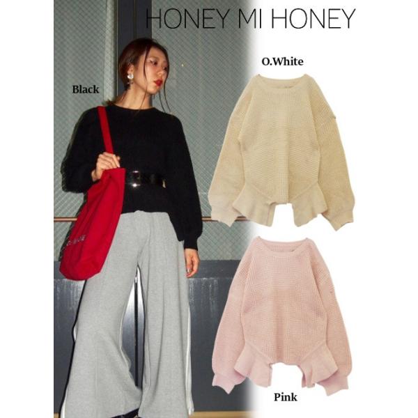 HONEY MI HONEY（ハニーミーハニー） cutout knit tops 17秋冬 17A-RO