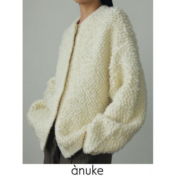 anuke（アンヌーク） (セール30%OFF) 2way Miniloop Knit 24秋冬