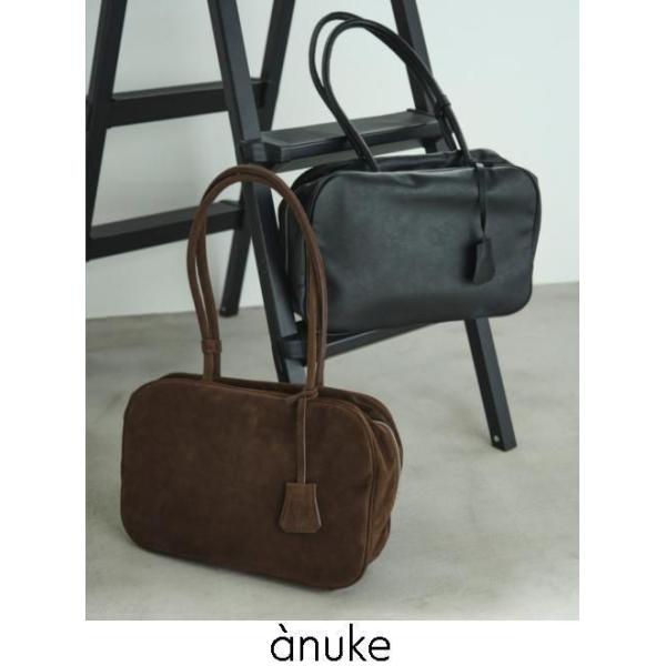 Ecoleather Boston Bag anuke 最終価格 anuke / アンヌーク Ecoleather Boston Bag☆ 25秋冬 62521018