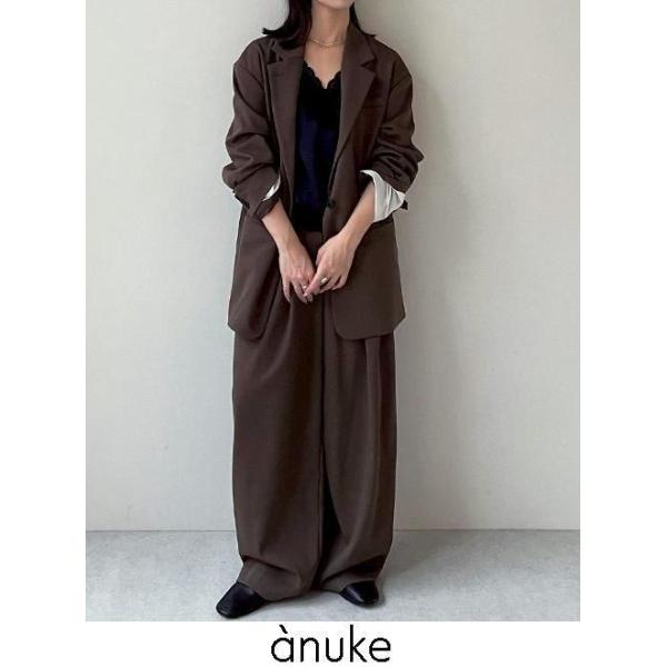アンヌーク* 2点セット anuke（アンヌーク） Doubletuck Wide Pants☆ 26春夏予約 62610703
