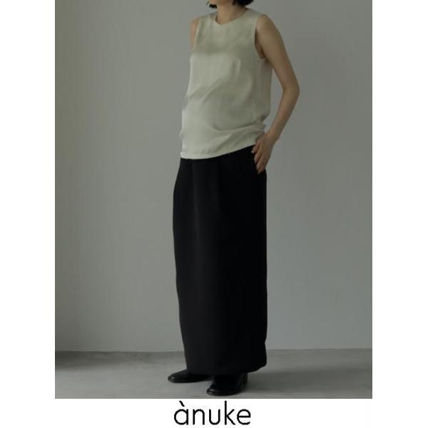 anuke（アンヌーク） Reha. Tuck Maxi Skirt 26春夏 72410801