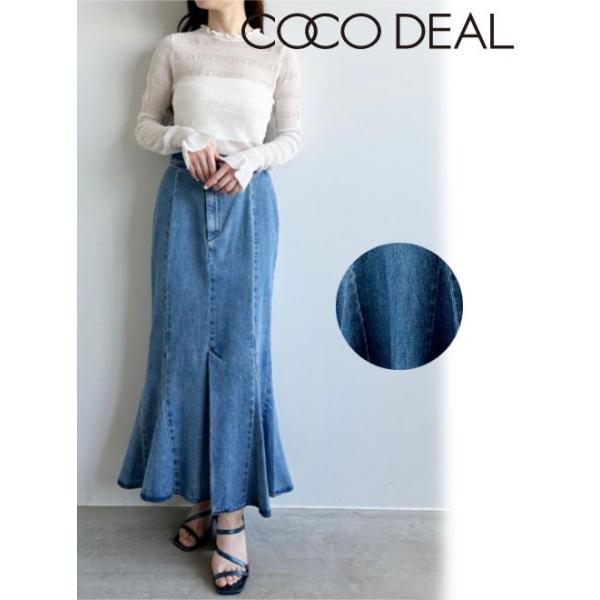 COCODEAL マーメイドスカート　レディース　スカート　ブルー　サイズ1 COCODEAL マーメイドスカート レディース スカート ブルー