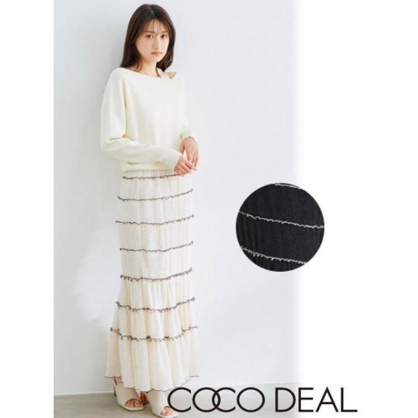 ココディール (セール50%OFF) COCODEAL / ジャカードプリーツ