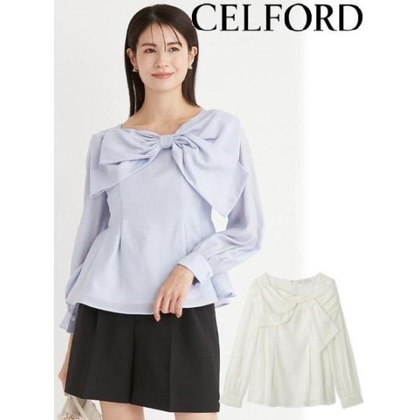 CELFORD（セルフォード） (セール60%OFF&PT5) リボンデザインブラウス