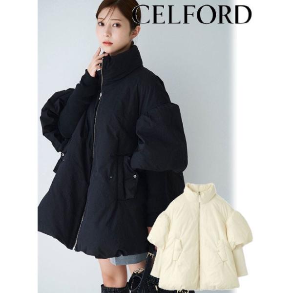 CELFORD コンフォーダブルパテッドブルゾン　アイボリー CELFORD（セルフォード）の「コンフォータブルパテッドブルゾン