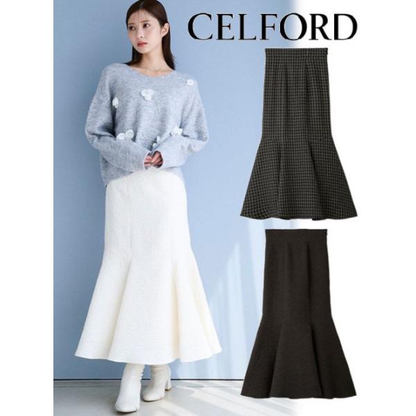 CELFORD（セルフォード） (12%OFF) マテリアルマーメイドスカート 24