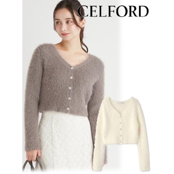 セルフォード　カーディガン CELFORD (セール40%OFF) / セルフォード フェザーヤーンショート