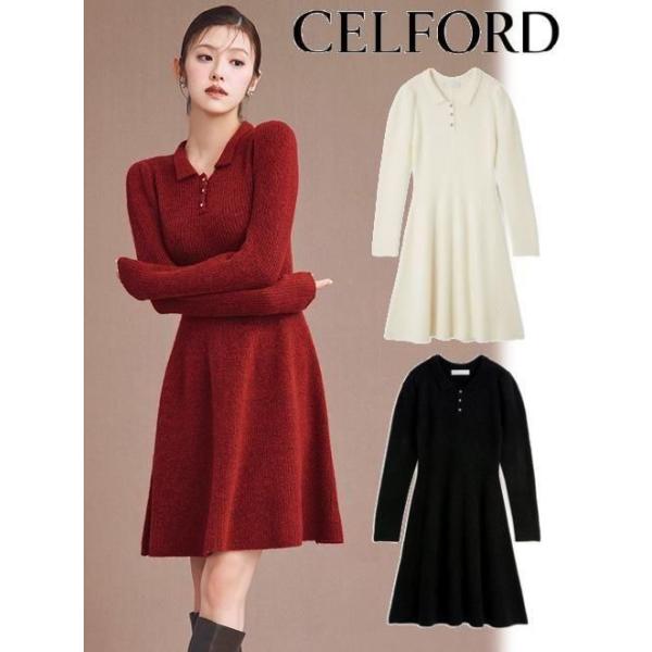 CELFORD（セルフォード） (10%OFF&300円OFF)CELFORD 襟付きミニニット