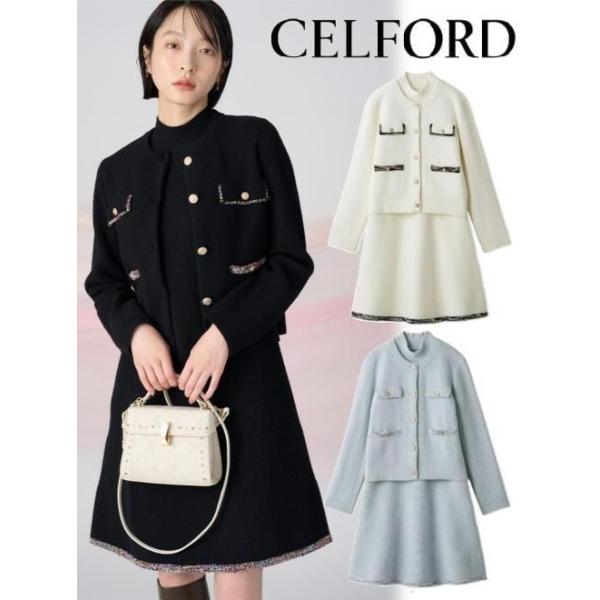 CELFORD / セルフォード トリムミニニットワンピースセット 25
