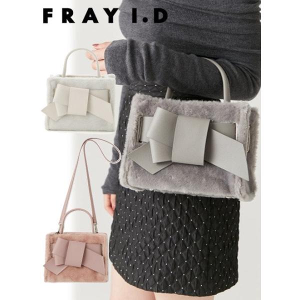 FRAY I.D 【Holiday】ファーリボンミドルバッグ Amazon | [フレイ アイディー] Holiday ファーリボンミドル