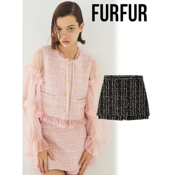 FURFUR（ファーファー） (最終セール60%OFF&300円OFF) ツイードスカ