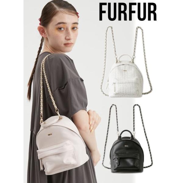 FURFUR 24春夏 ショルダーバッグ ダブルフェイスミニショルダーバッグ（ショルダーバッグ