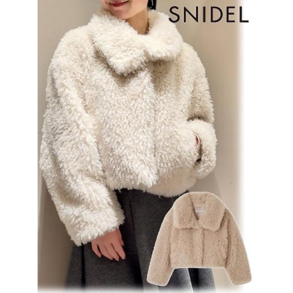 スナイデル　ファーコート ファーショートコート（チェスターコート）｜SNIDEL（スナイデル