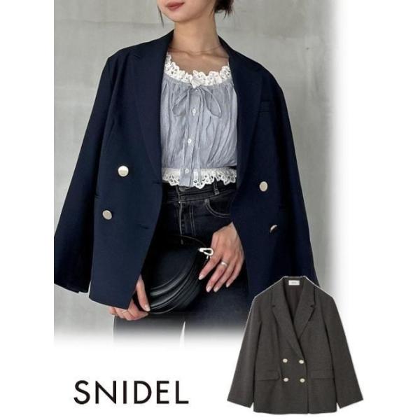 お値下げ不可 SNIDEL Sustainableメタルボタンテーラージャケット SNIDEL（スナイデル） (10%OFF&300円OFF) Susメタルボタンテーラード