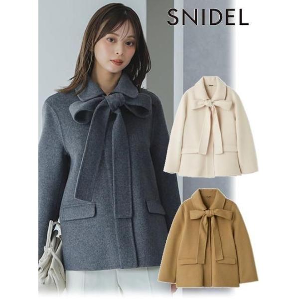 SNIDEL snidel スナイデル リバーステンカラージャケット 25秋冬.予約