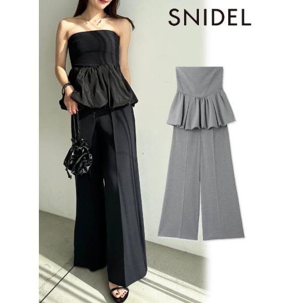 SNIDEL (セール40%OFF) snidel / スナイデル ペプラムベアトップ SNIDEL (セール40%OFF) snidel / スナイデル ペプラムベアトップ