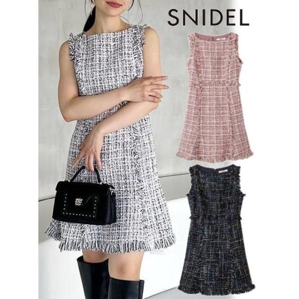 SNIDEL snidel / スナイデル ツイードミニワンピース 25秋冬