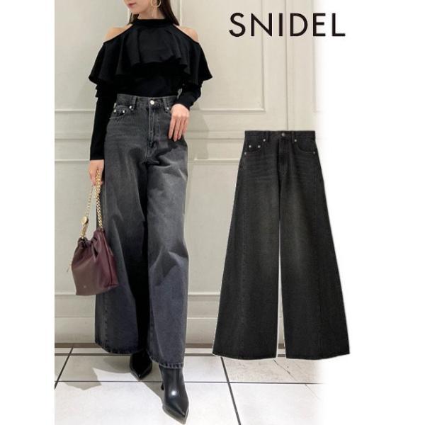 SNIDEL スナイデル ワイドデニムパンツ SWFP245121 2024秋冬 swfp245121_3.jpg