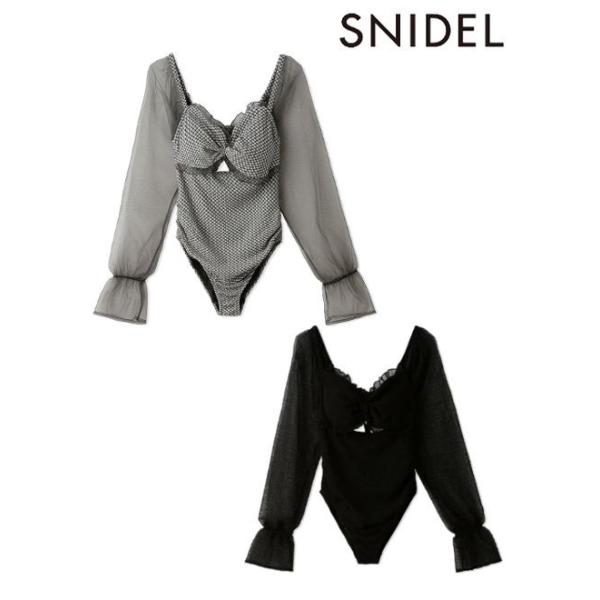 Snidel ワンピース SNIDEL snidel /スナイデル ドッキングワンピーススイムウエア