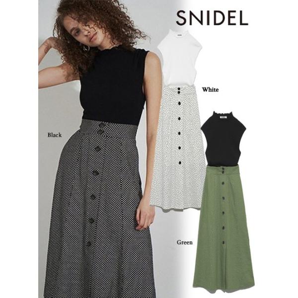 40 Off Snidel スナイデル リネンスカートドッキングワンピース 19春夏