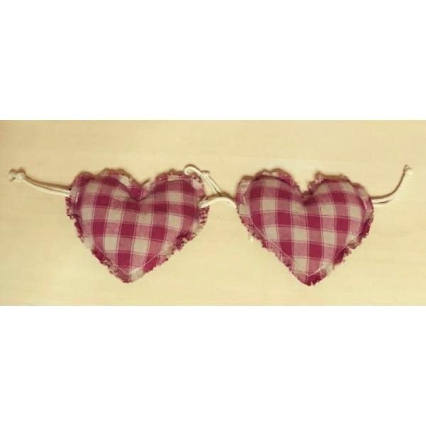 [Release date: June 9, 2016]のれん用のカーテンタッセル2個セットです。当店ののれんに合うように製作しております。画像は表と裏を撮影しています。約　W１２×H１２cm大チェックと小チェックの両面お使い頂けます。後ろ...