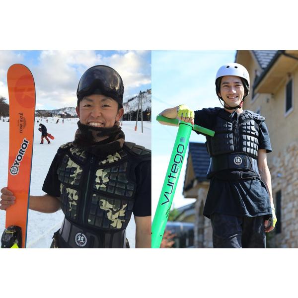 12月スーパーSALE 15%OFF】 鎧武者 プロテクター スキー スノボー