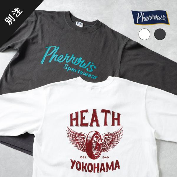 Pherrow's（フェローズ） 別注 ロンT ロングTシャツ カットソー メンズ