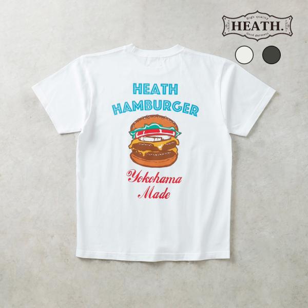 HEATH ヒース ハンバーガー Tシャツ メンズ カットソー 半袖