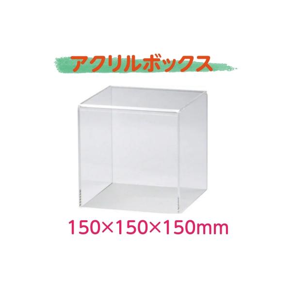 アクリルケース 150mm 正方形 5面体 フィギュアケース テラリウム