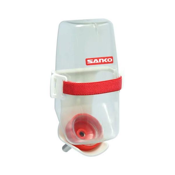 うさぎ、モルモット、フェレット用メーカー：サンコー（SANKO）水量：500cc広口ボトルの口径：40mm飲み口ノズル部分：10.5mm■主な材質ボトルタンク：PVCキャッチャー：PPボトルキャップ：ABSノズル部分：ステンレス