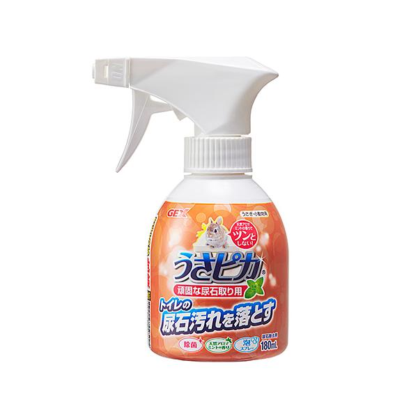 うさぎ、小動物用メーカー：ジェックス内容量：180ml■成分強酸性電解水(クエン酸・クエン酸ナトリウム酒石酸＜食品添加物＞スルファミン酸)、水、陽イオン界面活性剤、薄荷白油、L-メントール、香料■液性　酸性■原産国　日本