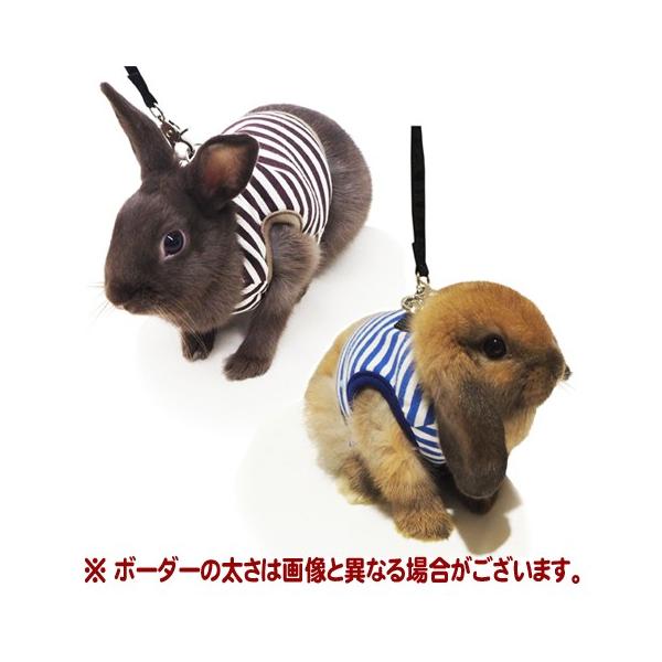 うさぎ用メーカー：レインボーカラー：ブルー、ブラウンサイズ：＜S＞首回り11cm〜13cm、胴回り24cm〜26cm、リード長さ105cm(金具含む)＜M＞首回り13cm〜15cm、胴回り29cm〜31cm、リード長さ105cm(金具含む)...