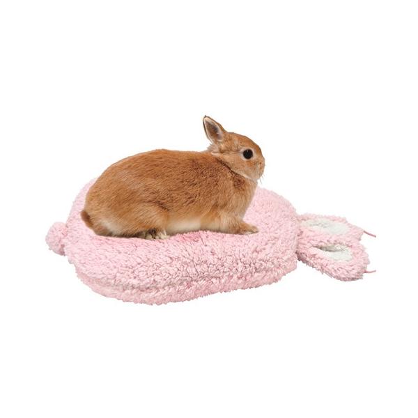 うさぎ、モルモット用メーカー：マルカンサイズ：約縦370×横315×高さ50mm（みみ、しっぽ除く）■材質本体生地：ポリエステル100％中材（遠赤綿）：ポリエステル綿