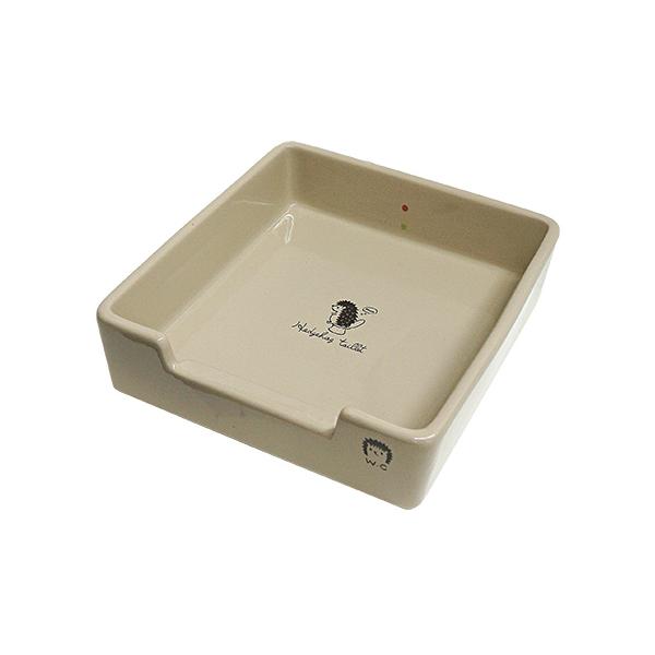 ハリネズミ用メーカー：マルカンサイズ：約幅200x奥行220x高さ55mm■材質　陶土