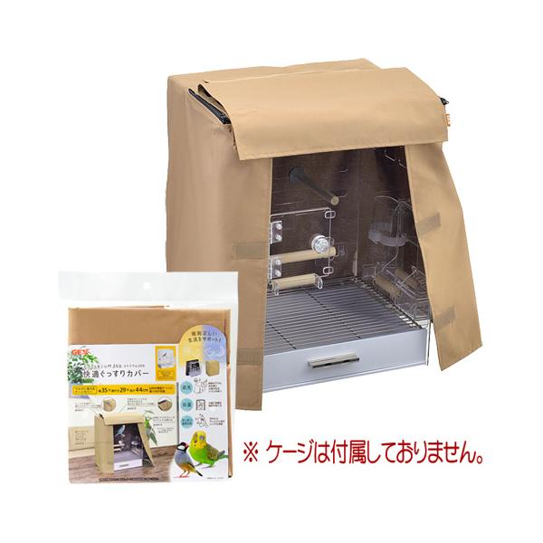 小鳥用メーカー：ジェックスサイズ：約幅355×奥行300×高さ450mm■材質生地：ポリエステル(片面PUコーティング)ファスナー：ナイロン、亜鉛合金面ファスナー：ナイロン＜適応ケージ＞幅350×奥行290×高さ440mm以内の角形ケージ